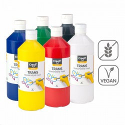 Barva na sklo Trans 500 ml, sada 6 barev