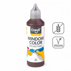 Barva na sklo Window 80 ml, hnědá
