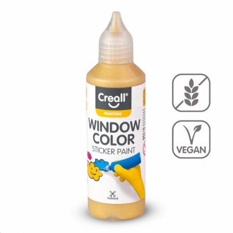 Barva na sklo Window 80 ml, zlatá