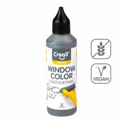 Konturovací barva na sklo Window 80 ml, stříbrná
