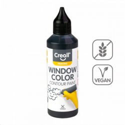 Konturovací barva na sklo Window 80 ml, černá