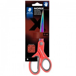 Nůžky kancel. Staedtler Norix 21cm, červené