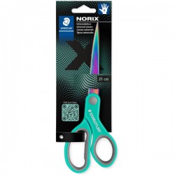 Nůžky kancel. Staedtler Norix 21cm, tyrkysové