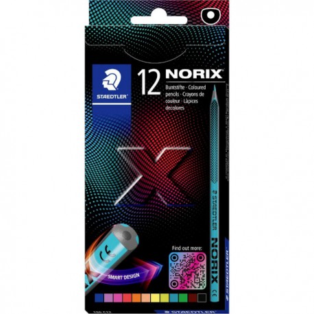 Pastelky "Norix 186" Staedtler, 12  barev