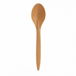 Lžíce polévková dřevoplast WPC, 18 cm, 100 ks