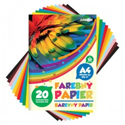 Papíry barevné, A4, 20 listů