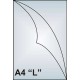 Zakládací obal A4 "L", 110mic, čirý, hladký, AH102