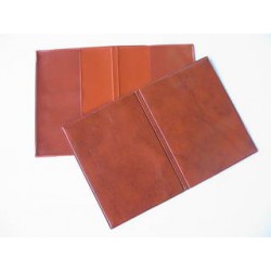 Pouzdro na dokumenty, 85 x 115 mm, hnědé