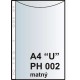 Zakládací obal závěsný A4 "U", PH002, matný, 100 ks
