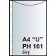 Zakládací obal závěsný A4 "U", PH101, hladký