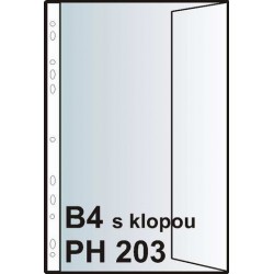 Zakládací obal závěsný B4, záložka, PH203, matný, 50 ks