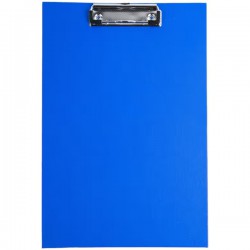 Podložka plastová s klipem  A4, modrá