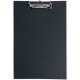 Podložka plastová s klipem  A4, černá