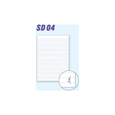 Papír kancelářský A3/80g, linka, přeložený, 200 arch