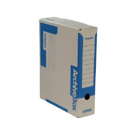 Archivní krabice EMBA 330x260x75 mm modrá