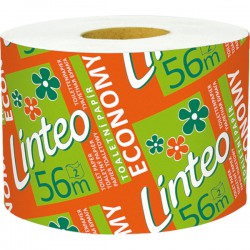 Toaletní papír Linteo Economy, 56 m, 2 vr., 1 role