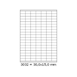 Etikety 30,0x15,0mm, 133 etiket x 100 archů, R01003032