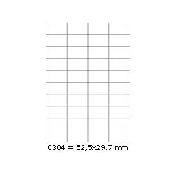 Etikety 52,5x29,7mm, 40 etiket x 100 archů, R01000304