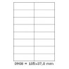 Etikety S 105,0x37,0mm, 16 etiket x 100 archů, R01000908