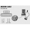 Kabel k modemu 2 m, 9F-25M