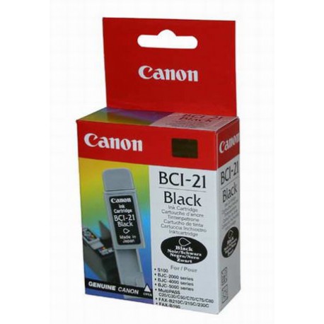 Cartridge Canon BCI-21 Bk, černý ink., ORIGINÁL