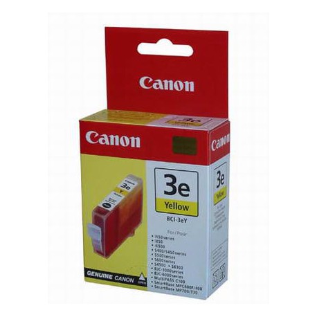 Cartridge Canon č.3Y, BCI-3e Y, žlutý ink., ORIGINÁL