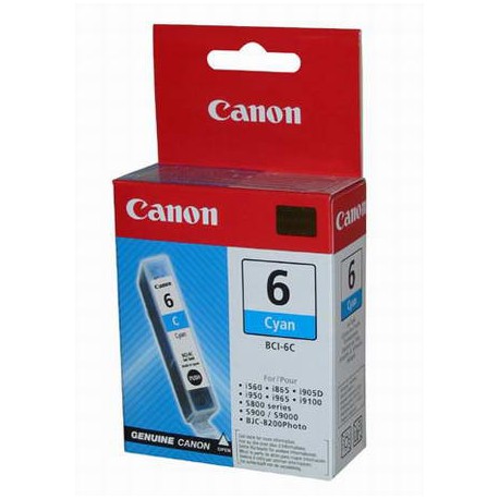 Cartridge Canon č.6C, BCI-6 C, modrý ink., ORIGINÁL