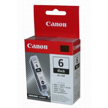 Cartridge Canon č.6BK, BCI-6 Bk, černý ink., ORIGINÁL