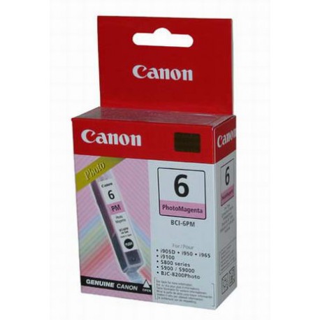 Cartridge Canon č.6PM,BCI-6 PM, červený photo ink, ORIGINÁL