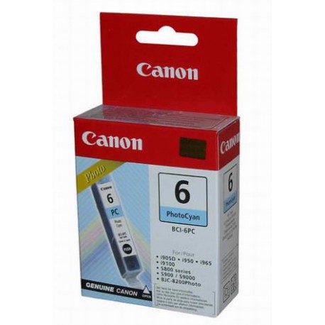 Cartridge Canon č.6PC, BCI-6 PC, modrý photo ink.,ORIGINÁL