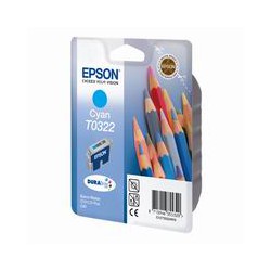 Cartridge Epson T032240, modrý ink., ORIGINÁL