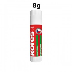 Lepící tyčinka KORES šroubovací, 8g, bílá