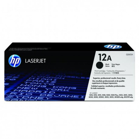 Cartridge HP č.12A, Q2612A, černá náplň, ORIGINÁL