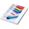Zadní desky pro vazbu A4, imitace kůže bílá, 100ks