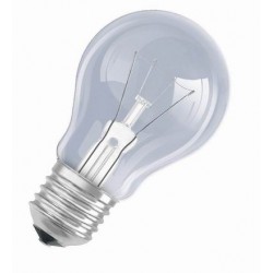 Žárovka 60W, 220V,  závit E27, čirá